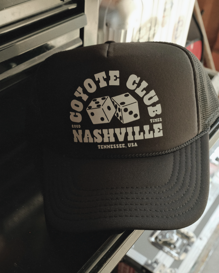 ‘GOOD TIMES’ TRUCKER - BLACK