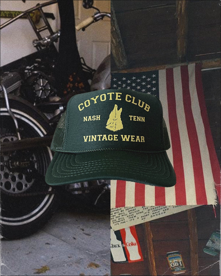 VINTAGE CLUB TRUCKER - GREEN