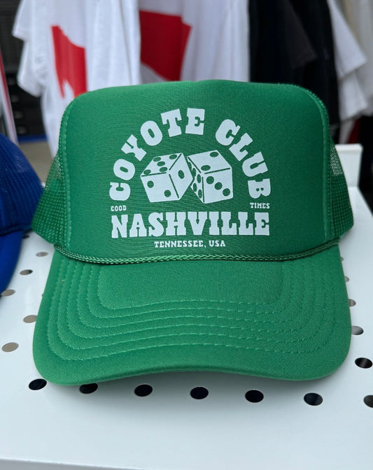 ‘GOOD TIMES’ TRUCKER - GREEN
