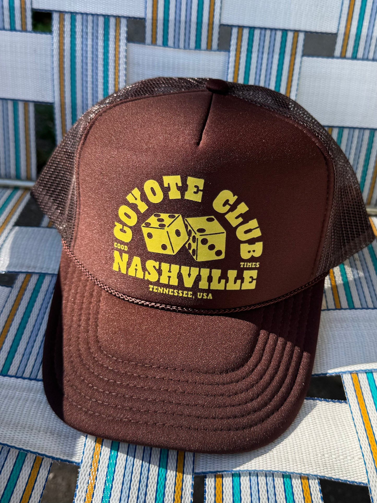 ‘GOOD TIMES’ TRUCKER - BROWN