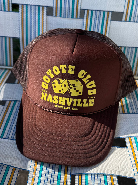 ‘GOOD TIMES’ TRUCKER - BROWN