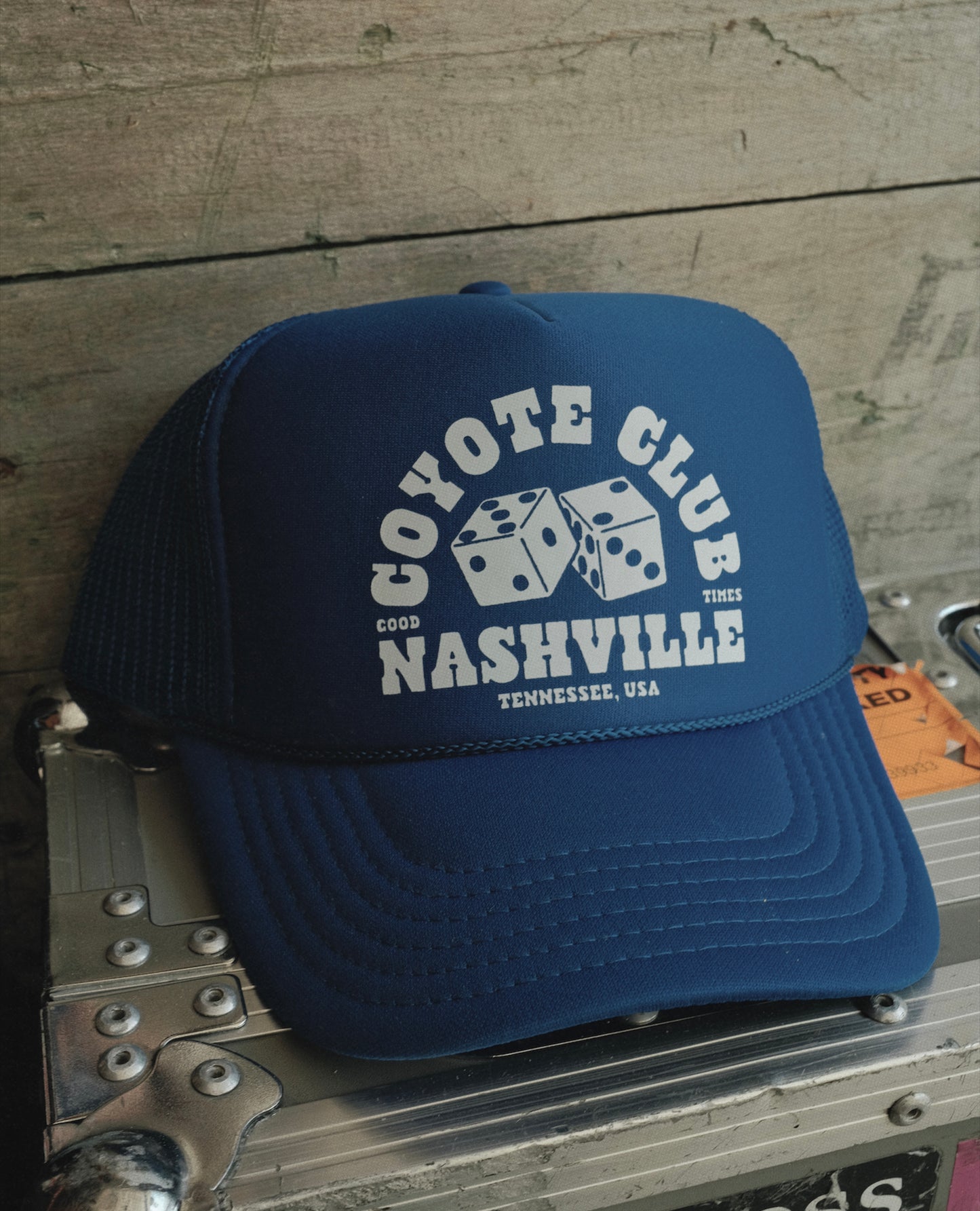 ‘GOOD TIMES’ TRUCKER - BLUE