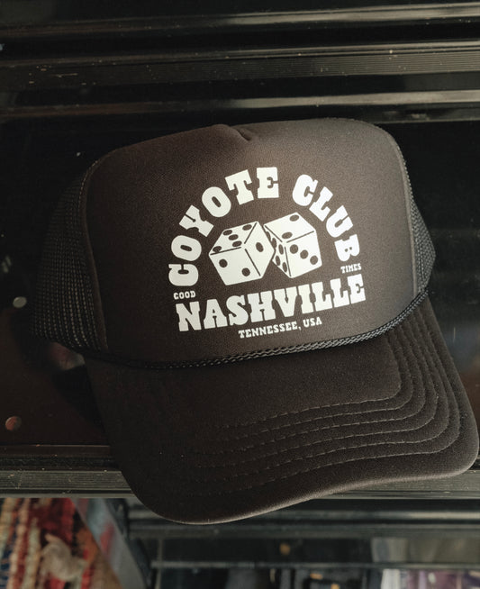 ‘GOOD TIMES’ TRUCKER - BLACK