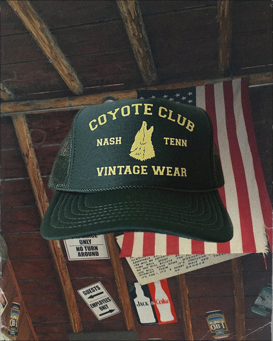 VINTAGE CLUB TRUCKER - GREEN