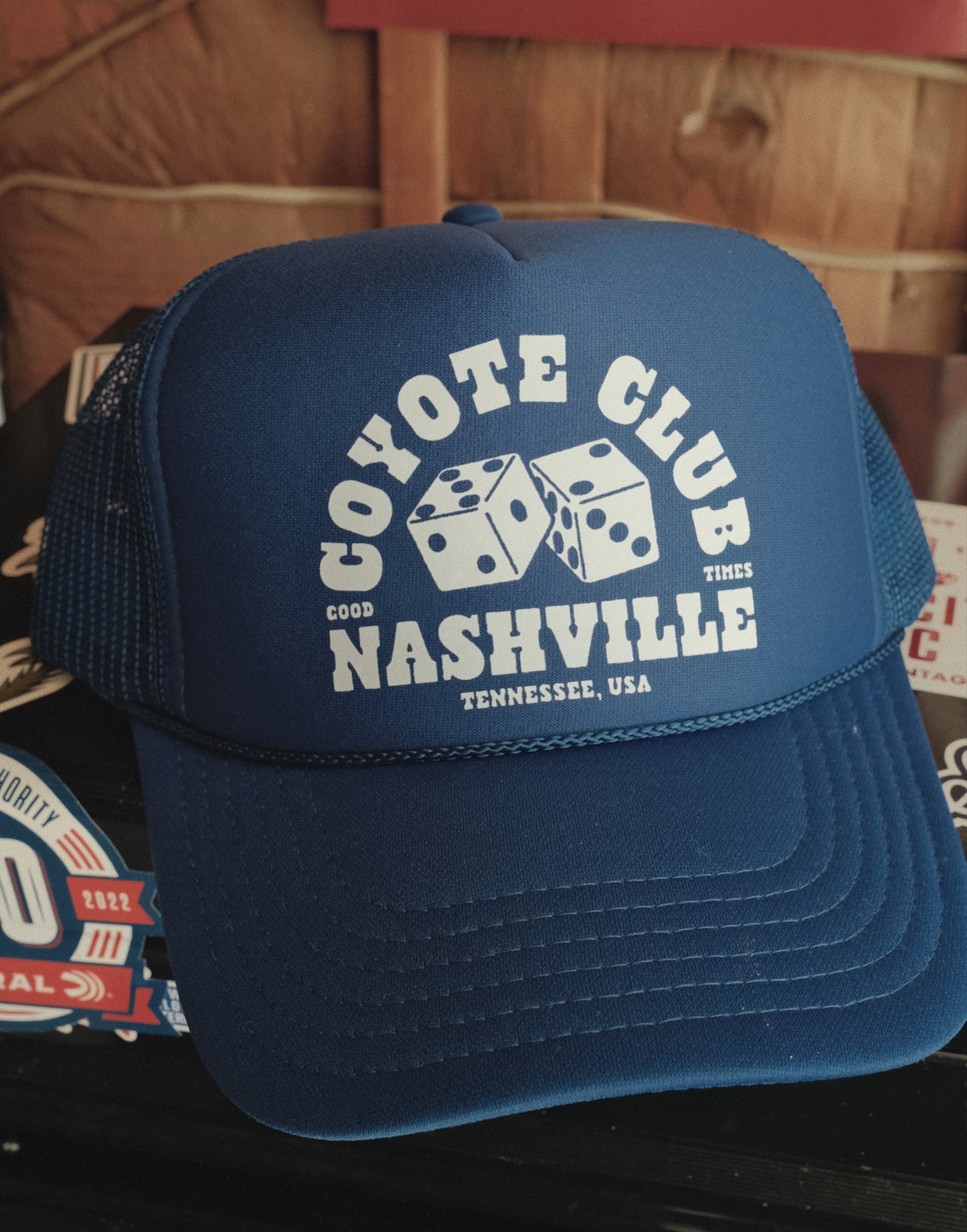 ‘GOOD TIMES’ TRUCKER - BLUE